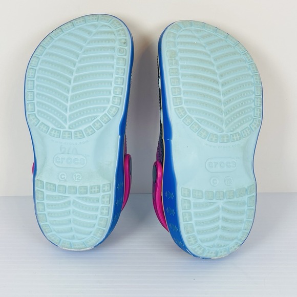 CROCS KIDS Disney Frozen Anna Classic Clog Children's Size 12 - Picture 11 of 12